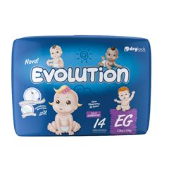 FRALDA EVOLUTION JUMBINHO EG 14UN