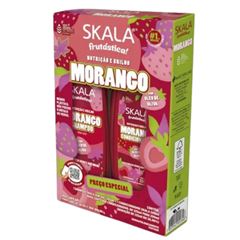 KIT SH+COND SKALA 325/200ML MORANGO