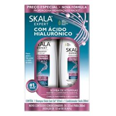 KIT SHAMPOO+CONDICIONADOR SKALA 325/200ML BOMBA ACIDO