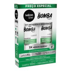 KIT SHAMPOO+CONDICIONADOR SALON LINE 300/200ML ANTIQUEDA