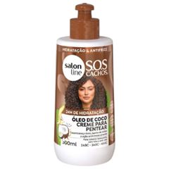 CREME PENTEAR SALON LINE 300ML OLEO DE COCO