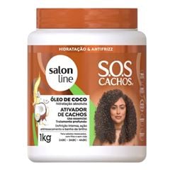 CREME PENTEAR SALON LINE 1KG OLEO DE COCO