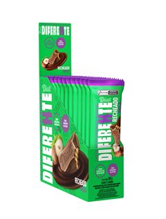 CHOCOLATE DIATT 12X25G AO LEITE RECHEADO AVELA