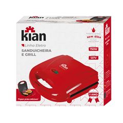 KIAN SANDUICHEIRA GRILL VM 750W 127V