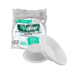 PRATO PLASTICO 15CM FUNDO FONPLAST 10X1