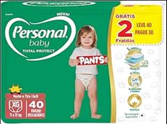 FRALDA PERSONAL PANTS MEGA XG L40P38