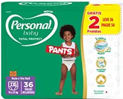 FRALDA PERSONAL PANTS MEGA XXG L36P34