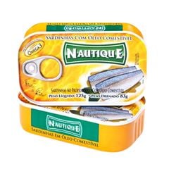 SARDINHA NAUTIQUE OLEO 125G ABRE FACIL