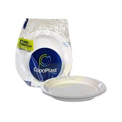 PRATO PLASTICO 15CM COPOPLAST 10X1