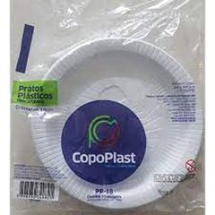 PRATO PLASTICO 18CM COPOPLAST 10X1