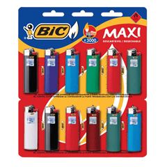 ISQUEIRO BIC MAX TRAD CART 12X1