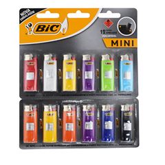 ISQUEIRO BIC MINI CART 12X1