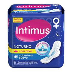 ABSORVENTE INTIMUS NOTUR COM ABAS SUAVE 8X1
