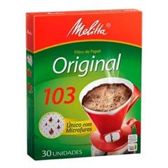 FILTRO CAFE PAPEL 6X1 103 MELITTA
