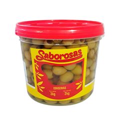 AZEITONA SABOROSA 2KG SEM CAROCO BALDE