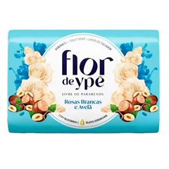 SABONETE FLOR YPE 85G ROSAS BRANCAS/AVELA