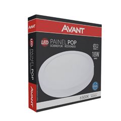 PAINEL LED RED 22 18W 6500K SOBREMESAEPOR