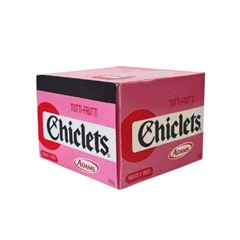 CHICLETE ADAM S TUTTI-FRUTTI REMIX ROSA 100X1