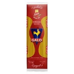 MACARRAO GALO 1KG ESPAGUETE 8 SEMOLA