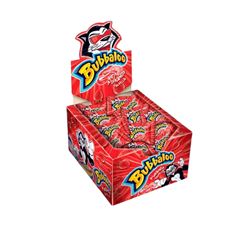 CHICLETE BUBBALOO MORANGO 60X1