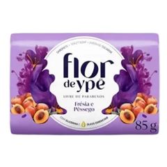 SABONETE FLOR YPE 85G FRESIA/PESSEGO